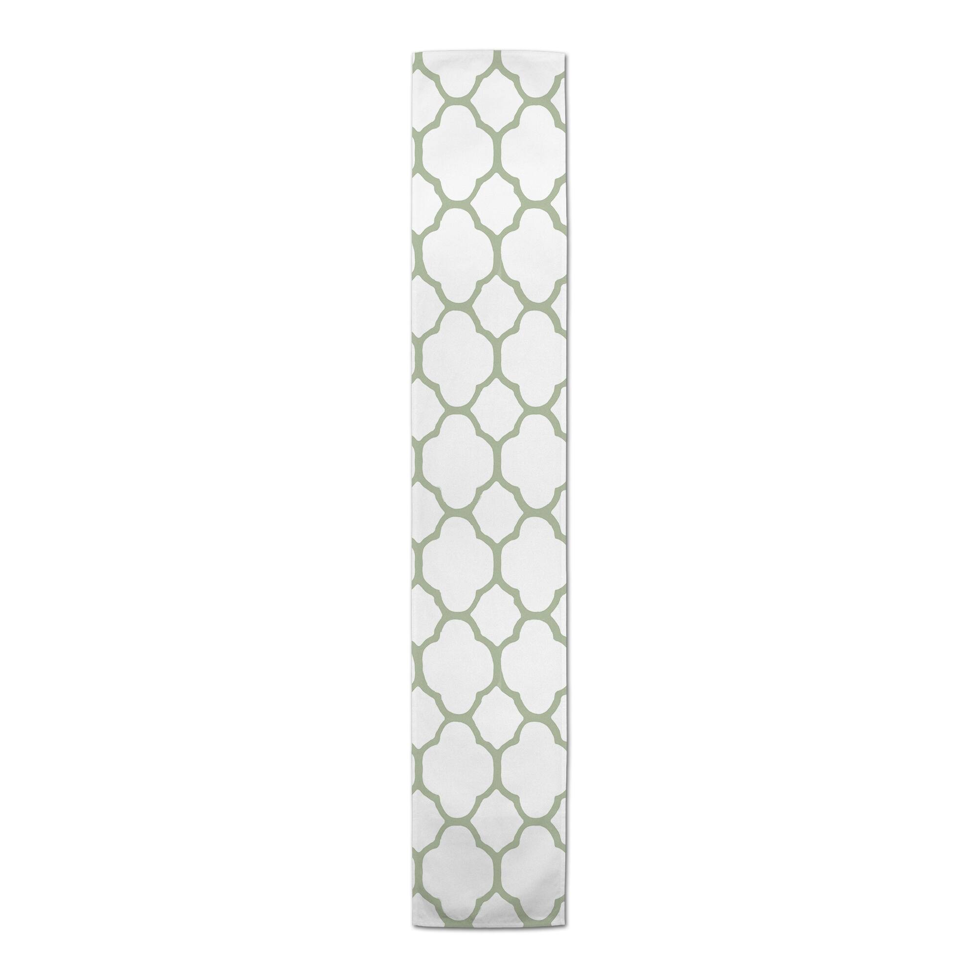 Tea Pot Lattice Pattern 16" x 72" Poly Twill Table Runner